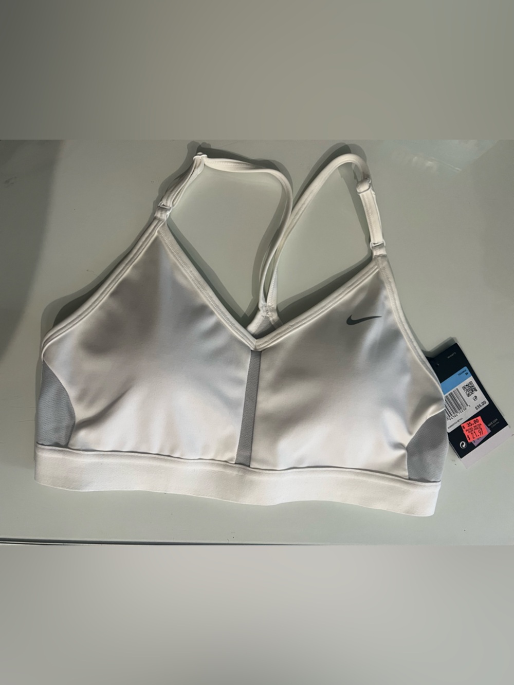 Nike Women's White Sports Bra